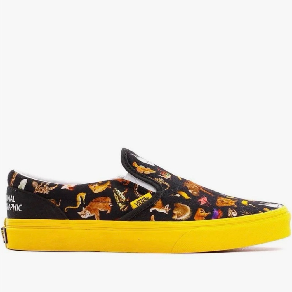RARE Vans Limited Edition National Geographic Women 6.5/Big Kids 5 - Picture 2 of 11